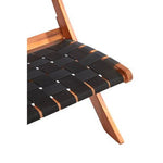 Emilio Black Woven Chair - Bargainia.com - 5018705440996