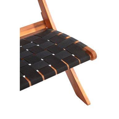 Emilio Black Woven Chair - Bargainia.com - 5018705440996