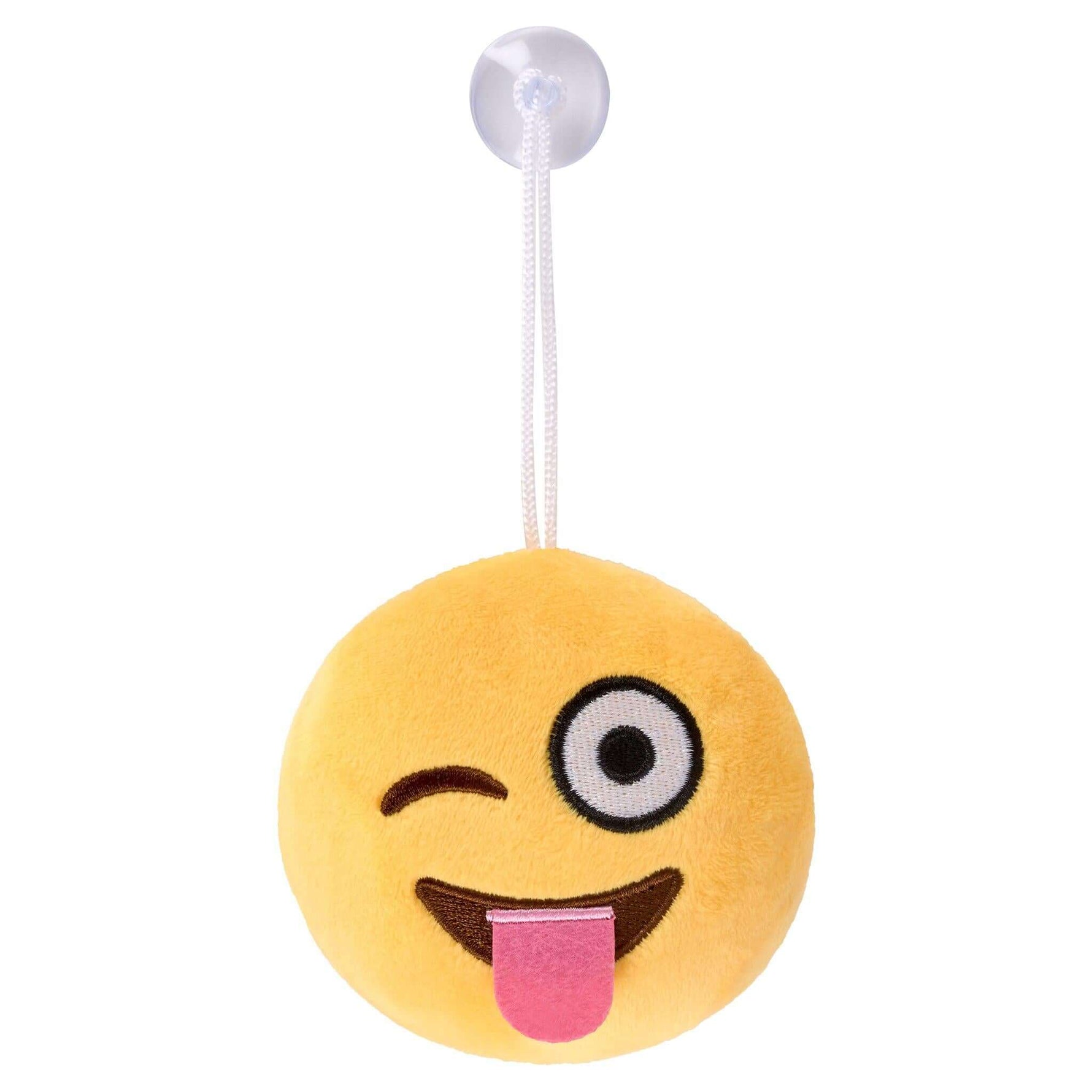Emoji Plush Suction Cup Car Hangers - Assorted - Bargainia.com - 