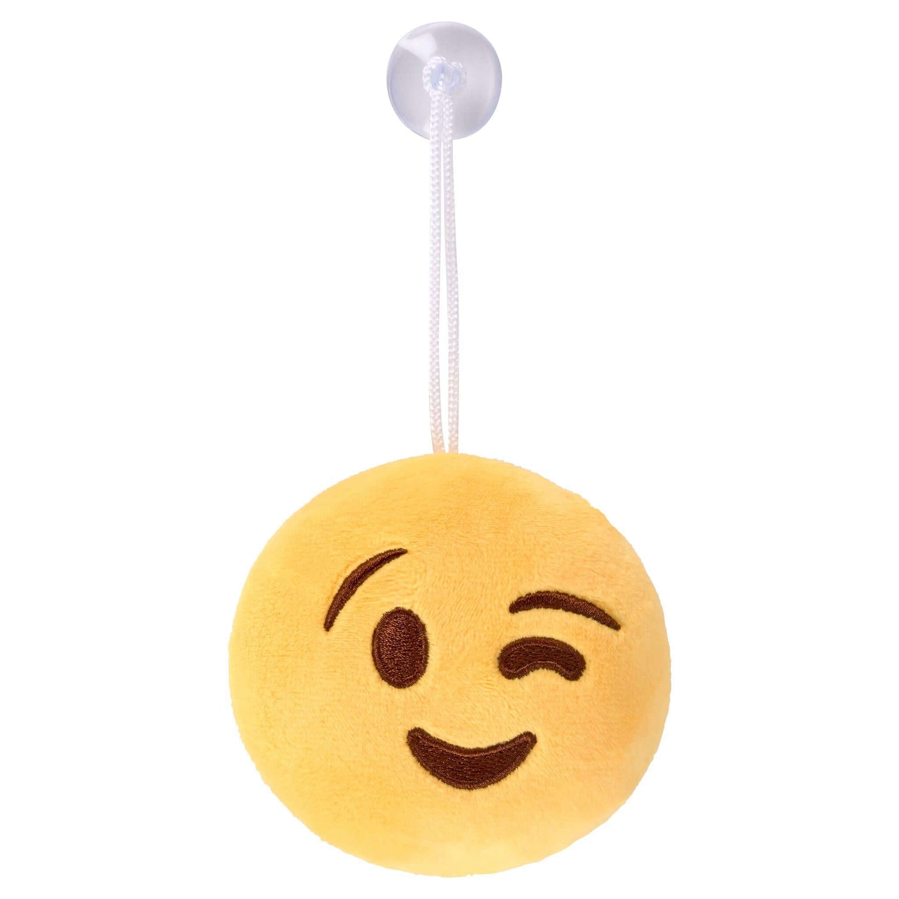 Emoji Plush Suction Cup Car Hangers - Assorted - Bargainia.com - 