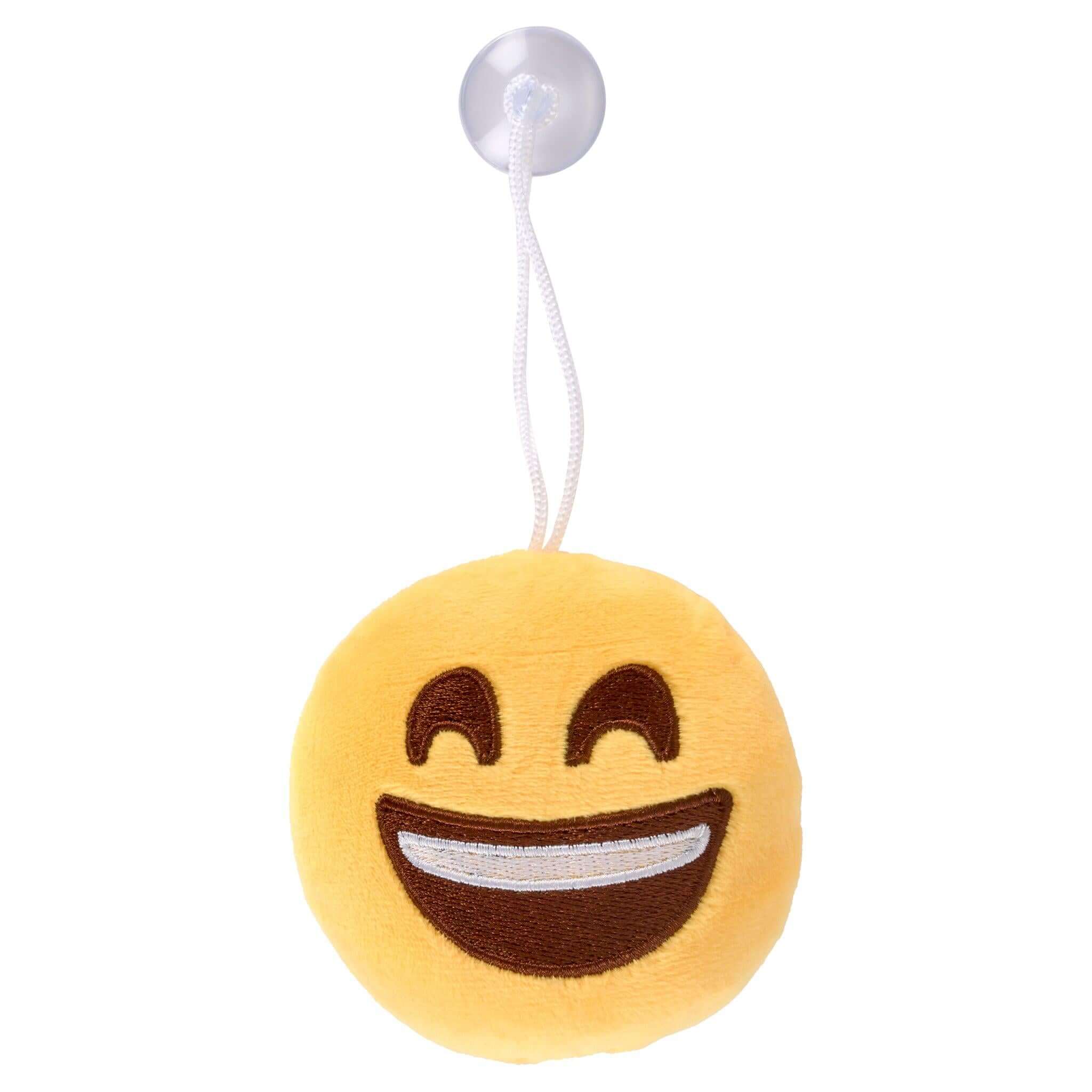 Emoji Plush Suction Cup Car Hangers - Assorted Clearance