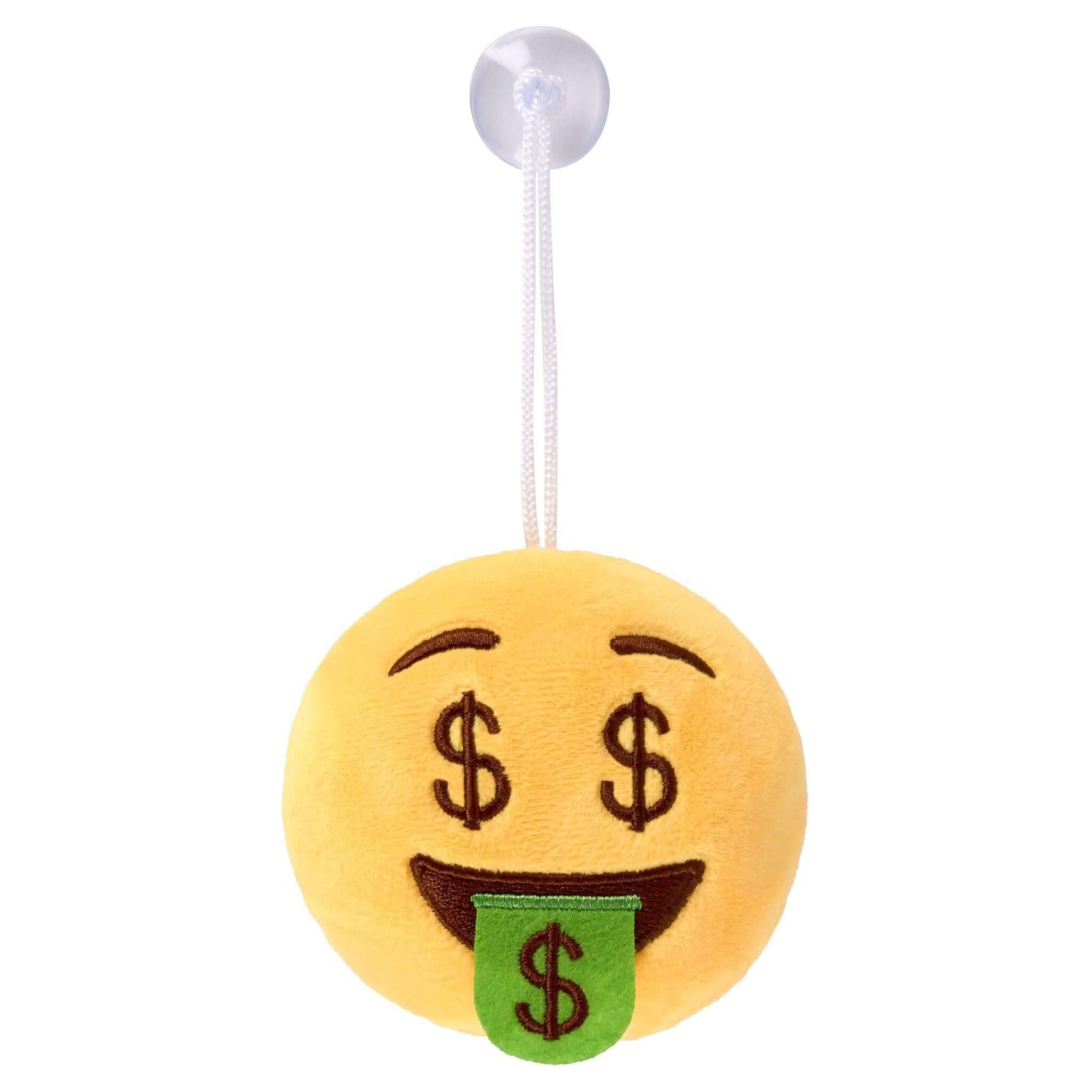 Emoji Plush Suction Cup Car Hangers - Assorted - Bargainia.com - 