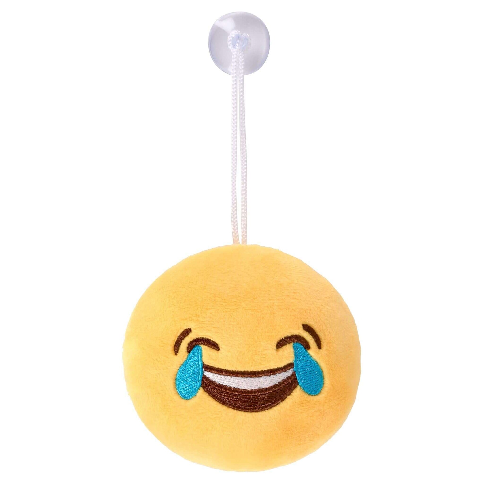 Emoji Plush Suction Cup Car Hangers - Assorted Clearance