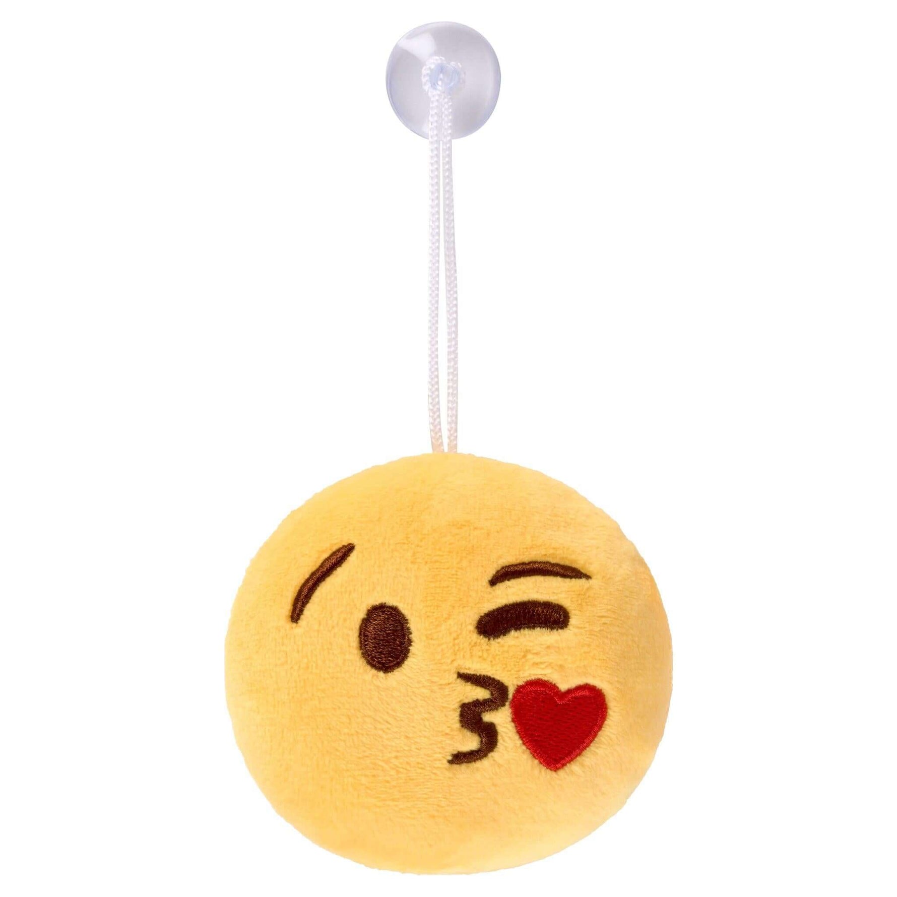 Emoji Plush Suction Cup Car Hangers - Assorted - Bargainia.com - 