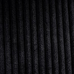 Enzo 2 Seater Corduroy Sofa in Black | Adjustable Back | Foam Cushions - Bargainia.com - 5056150285298