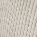 Enzo 2 Seater Corduroy Sofa in Cream | Adjustable Back | Foam Cushions - Bargainia.com - 5056150285328
