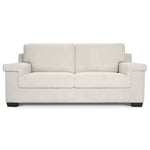 Enzo 3 Seater Corduroy Sofa in Cream | Adjustable Back | Foam Cushions - Bargainia.com - 5056150285335