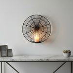 Enzo Black Wire Wall Sconce - Bargainia.com - 5018705503851