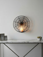 Enzo Black Wire Wall Sconce - Bargainia.com - 5018705503851