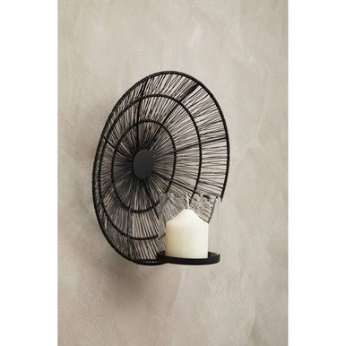 Enzo Black Wire Wall Sconce - Bargainia.com - 5018705503851