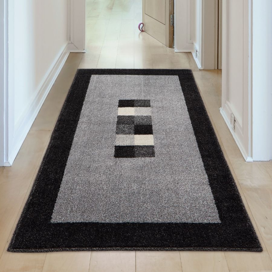 Ephesus Grey Black Rug | 7439GB - Bargainia.com - 5060912235315 - 2879