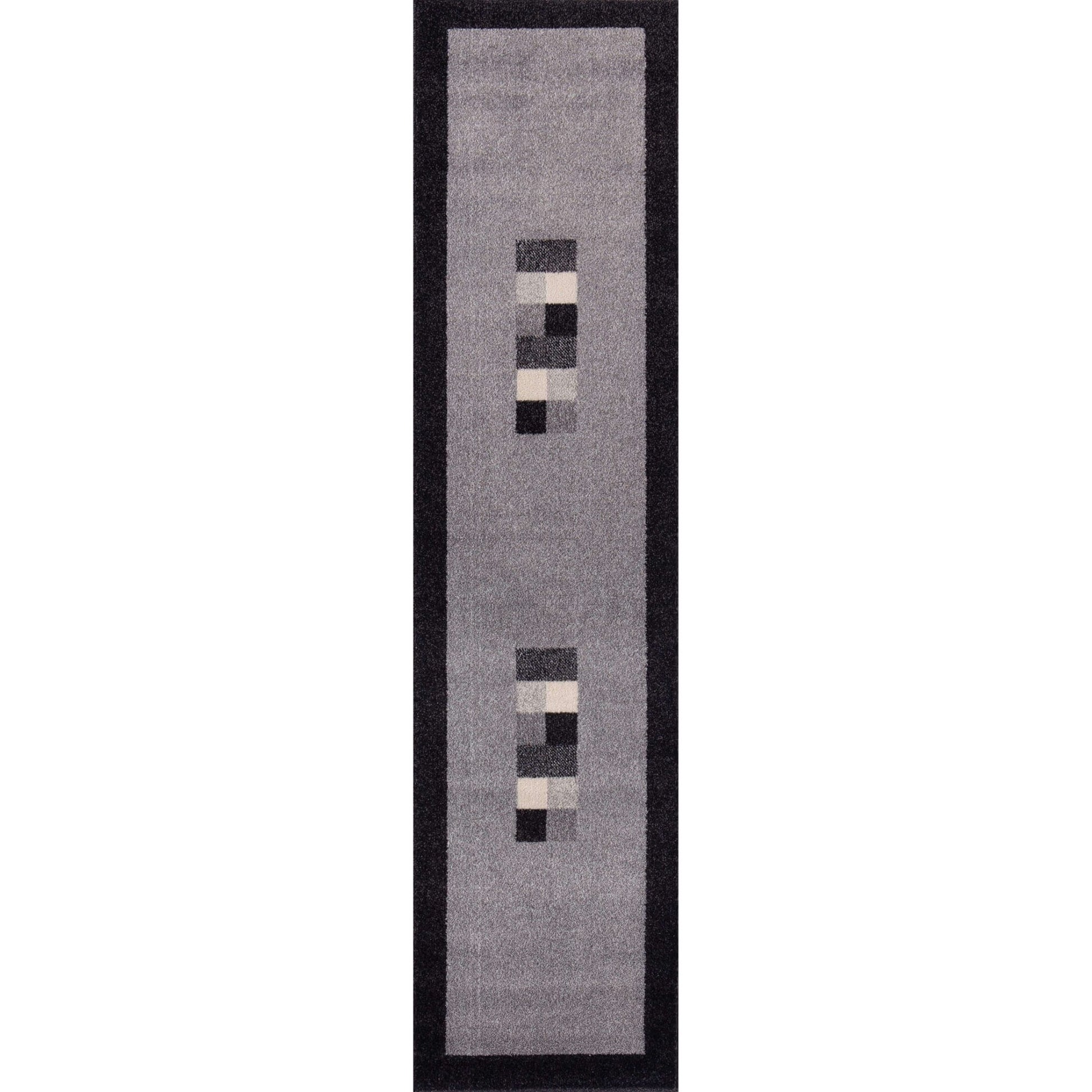 Ephesus Grey Black Rug | 7439GB - Bargainia.com - 5060912235346 - 2880