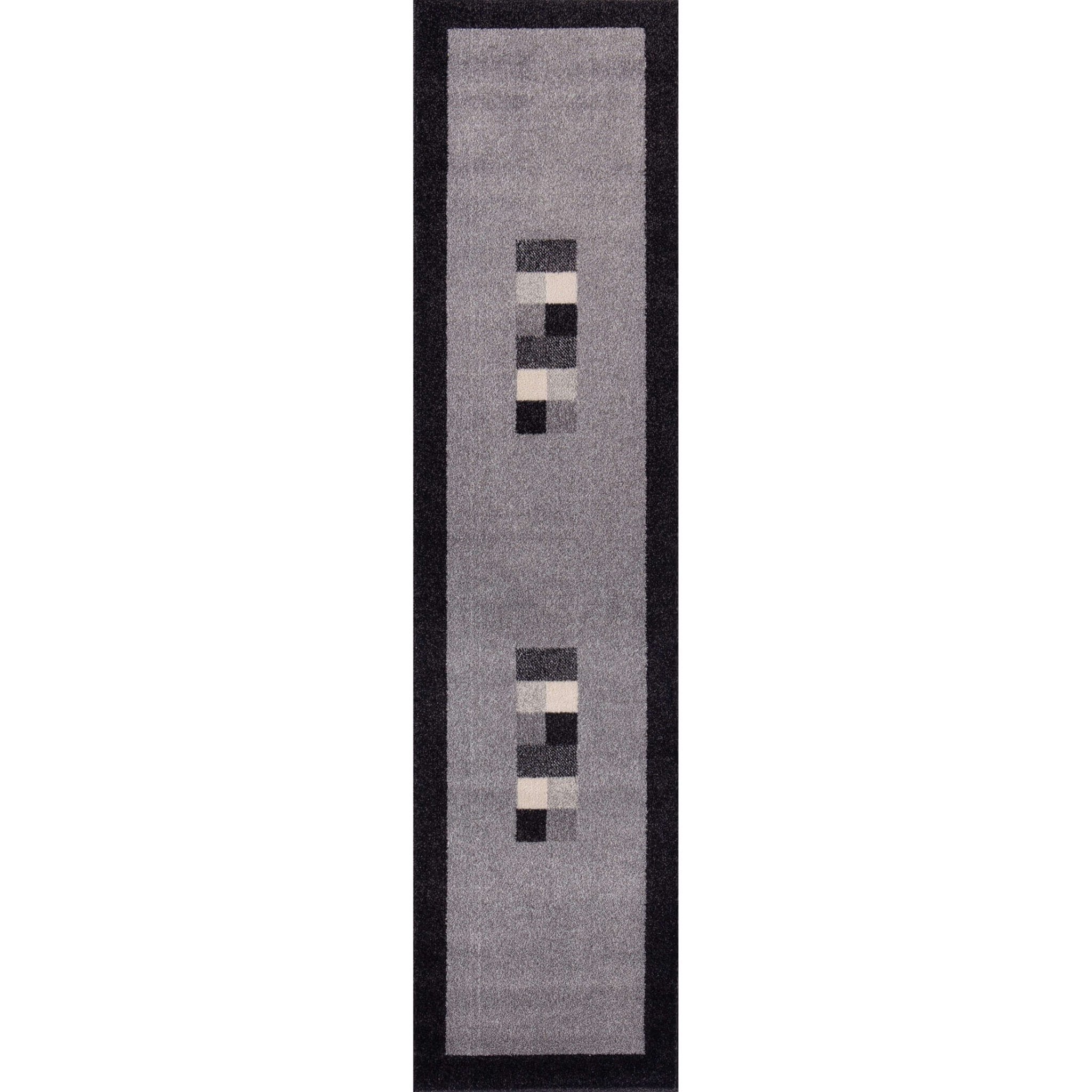 Ephesus Grey Black Rug | 7439GB - Bargainia.com - 5060912235346 - 2880