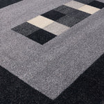 Ephesus Grey Black Rug | 7439GB - Bargainia.com - 