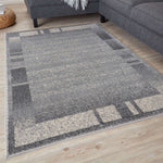 Ephesus Grey Cream Rug | 7438GC - Bargainia.com - 