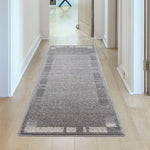 Ephesus Grey Cream Rug | 7438GC - Bargainia.com - 