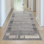 Ephesus Grey Cream Rug | 7438GC - Bargainia.com - 