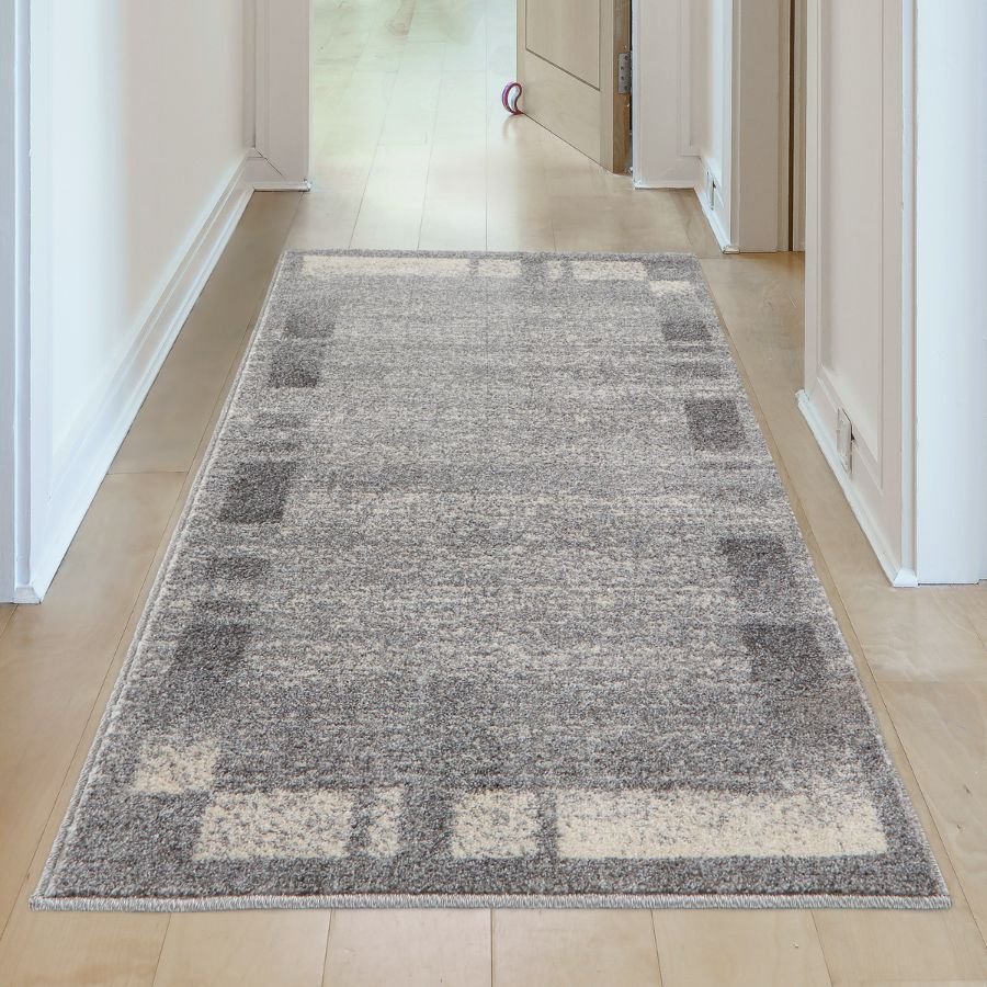 Ephesus Grey Cream Rug | 7438GC - Bargainia.com - 