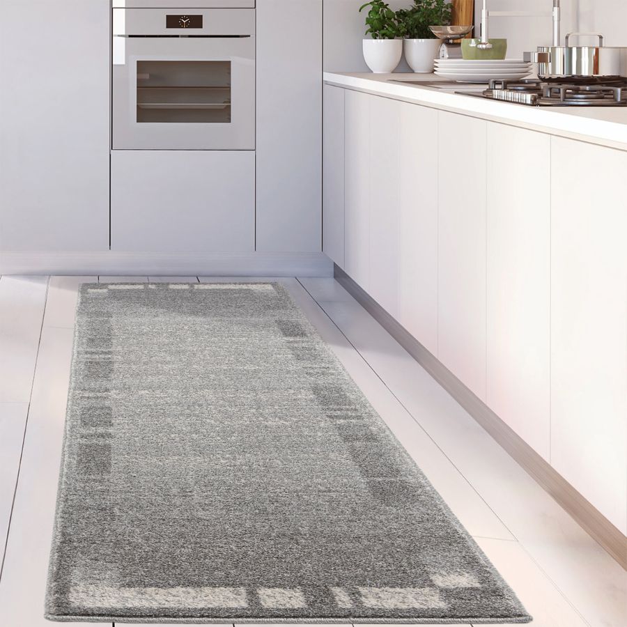 Ephesus Grey Cream Rug | 7438GC - Bargainia.com - 