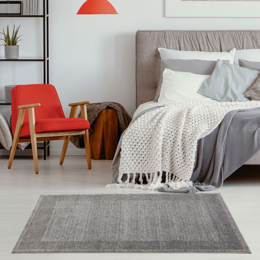 Ephesus Modern Grey Rugs | 7437G - Bargainia.com - 