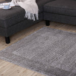 Ephesus Modern Grey Rugs | 7437G - Bargainia.com - 