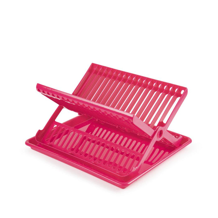 Dish Drainer With Tray And Drip Tray - Assorted Colours-8414926111825-Bargainia.com