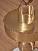 Esma Small Amber and Brown Glass Vase - Bargainia.com - 5018705969336