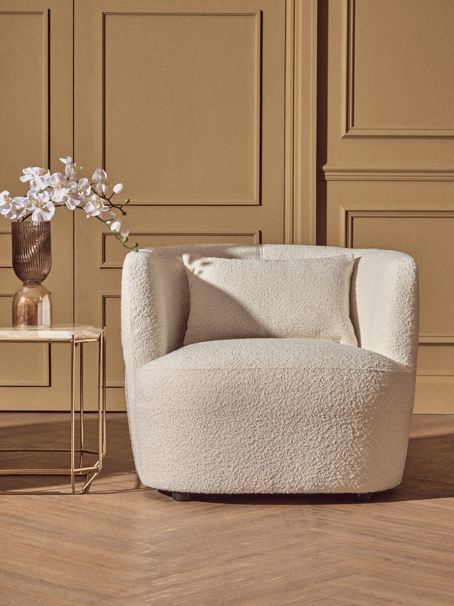 Esma Small Amber and Brown Glass Vase - Bargainia.com - 5018705969336