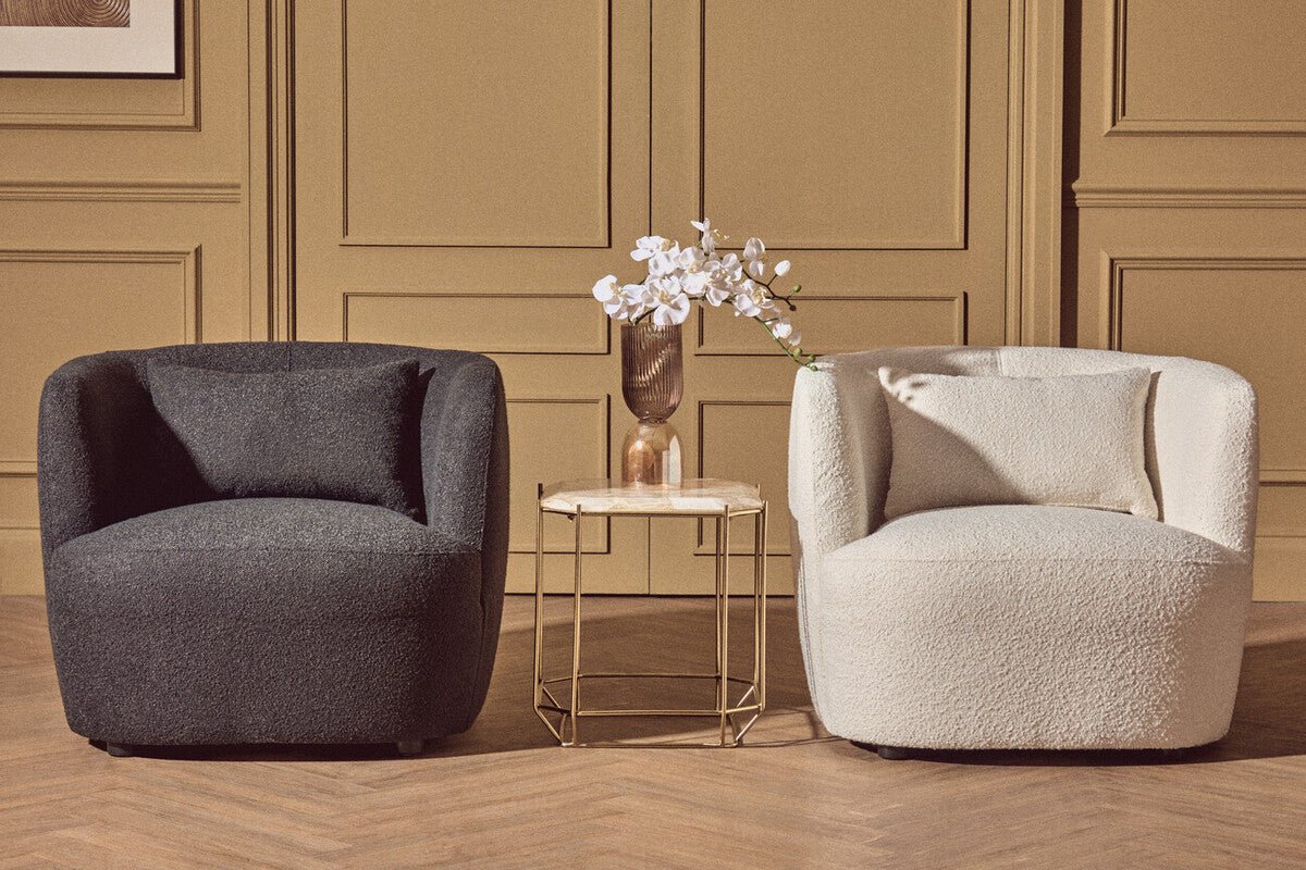 Esma Small Amber and Brown Glass Vase - Bargainia.com - 5018705969336