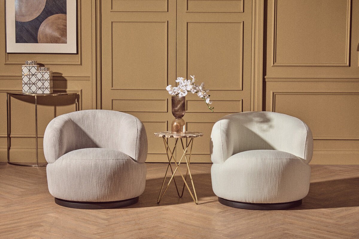 Esma Small Amber and Brown Glass Vase - Bargainia.com - 5018705969336