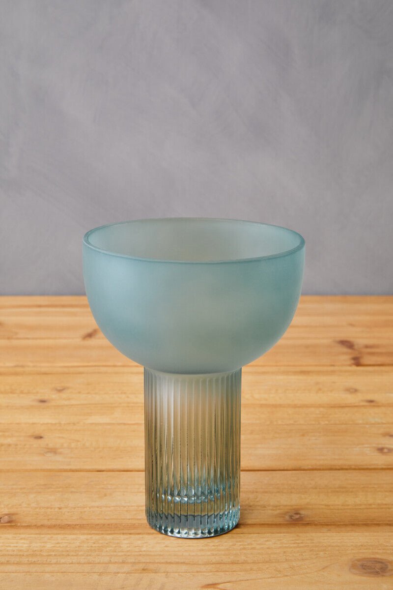 Esma Small Light Blue Glass Vase - Bargainia.com - 5018705969343