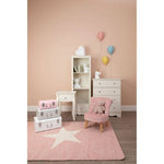 Estelle Pink Velvet Kids Chair - Bargainia.com - 5018705410746