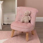 Estelle Pink Velvet Kids Chair - Bargainia.com - 5018705410746
