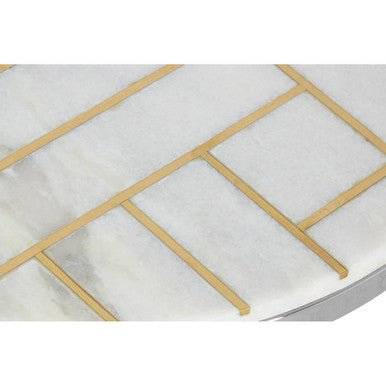 Eva Marble Top Side Table - Bargainia.com - 5018705430324