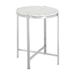 Eva Marble Top Side Table - Bargainia.com - 5018705430324