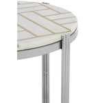 Eva Marble Top Side Table - Bargainia.com - 5018705430324