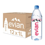 Evian Natural Mineral Water 12 x 1L - Bargainia.com - 