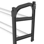Extendable Shoe Rack with 2 Shelves 119x24x37 cm - Bargainia.com - 