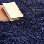 Extravagance Navy Shaggy Rug - Bargainia.com - 