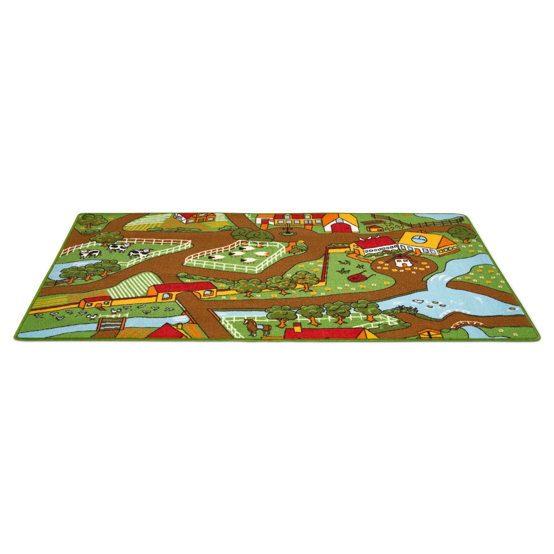 Farm Play Mat Nursery Play Room Non Slip Rug - Bargainia.com - 5056150233596