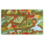 Farm Play Mat Nursery Play Room Non Slip Rug - Bargainia.com - 5056150233596