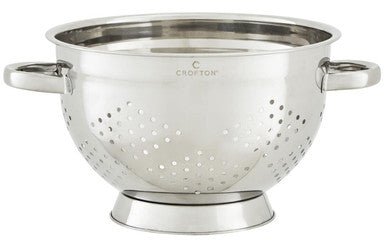 Farmhouse Large Stainless Steel Colander - Bargainia.com - 5063227014743