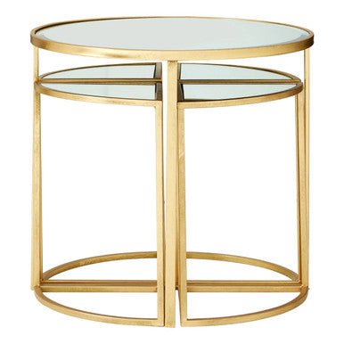 Farran Champagne Gold Set Of 5 Tables - Bargainia.com - 5018705436449