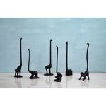 Fauna Black Finish Monkey Toilet Roll Holder - Bargainia.com - 5018705967127
