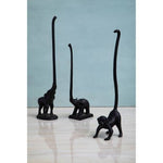 Fauna Black Finish Monkey Toilet Roll Holder - Bargainia.com - 5018705967127