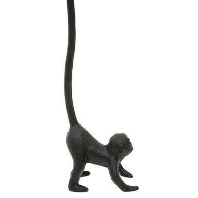 Fauna Black Finish Monkey Toilet Roll Holder - Bargainia.com - 5018705967127