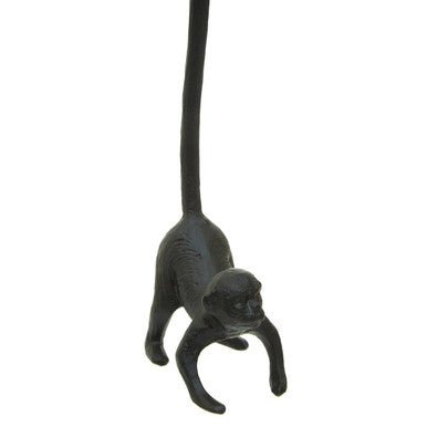 Fauna Black Finish Monkey Toilet Roll Holder - Bargainia.com - 5018705967127
