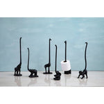 Fauna Black Finish Monkey Toilet Roll Holder - Bargainia.com - 5018705967127