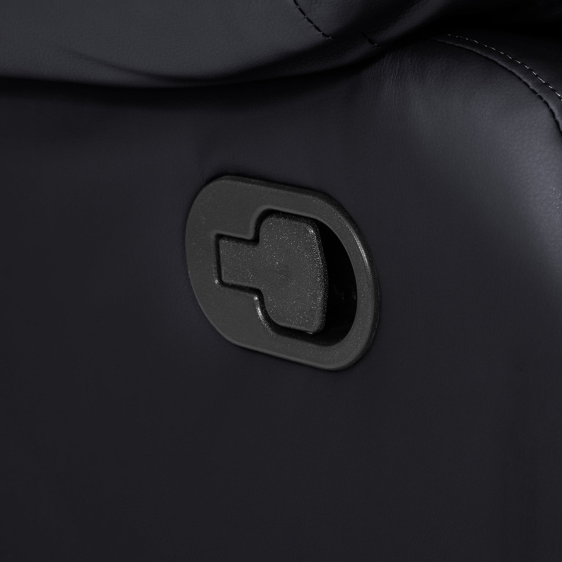 Faux Leather Manual Recliner Arm Chair - Black - Bargainia.com - 5056150222903 - MLM-111433-1-BLK