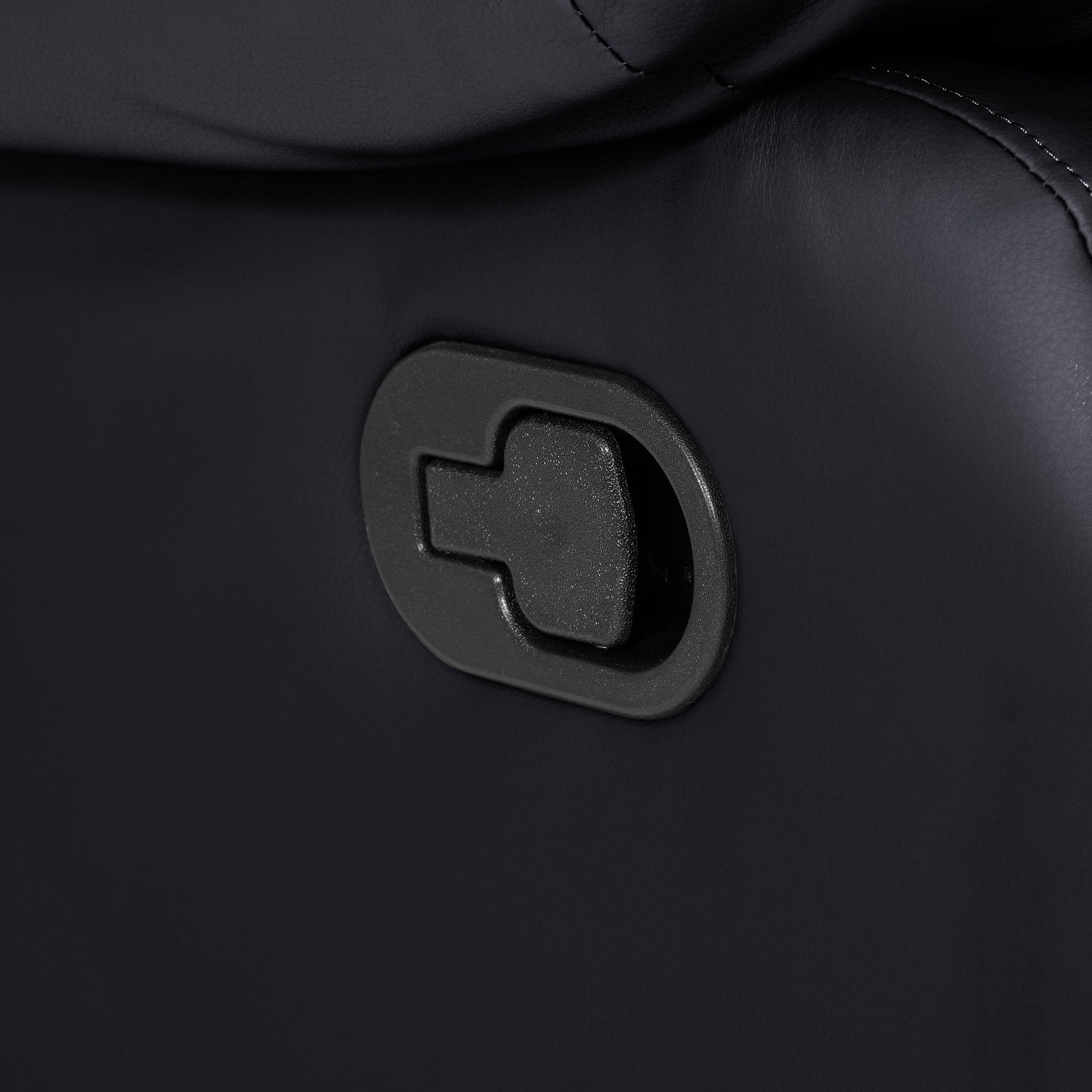 Faux Leather Manual Recliner Arm Chair - Black - Bargainia.com - 5056150222903 - MLM-111433-1-BLK